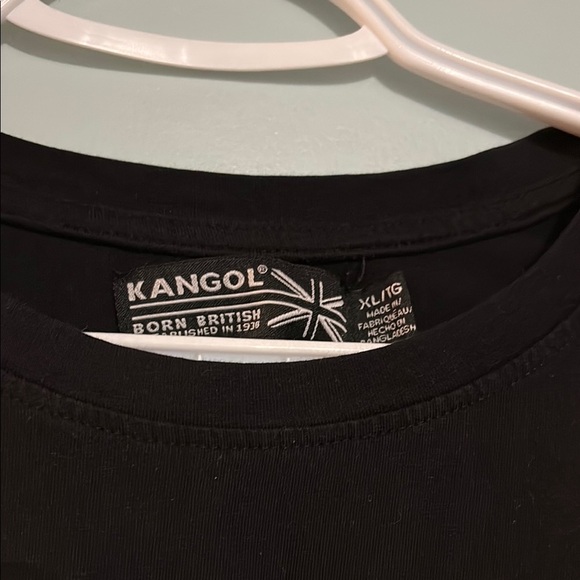 Kangol Classic Black Short Sleeve Tee, size XL - Picture 2 of 5
